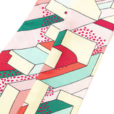 エルメス ツイリー ON A SUMMER DAY オン ア サマーデイ スカーフ ピンク グリーン マルチカラー シルク レディース HERMES 【中古】